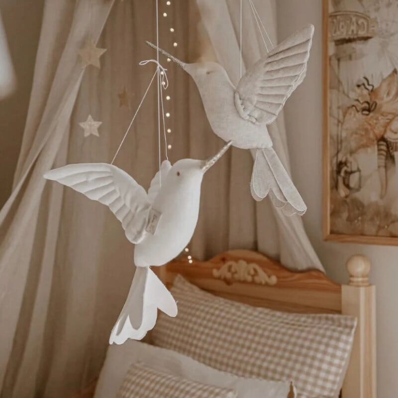 Pelúcia Pendente Colibri para Decoração Infantil Brinquedo de Pelúcia 11 Kabannas 
