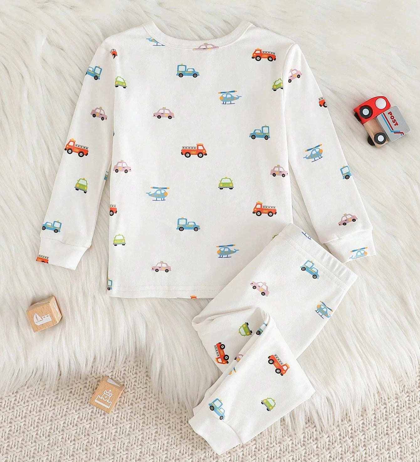 Pijama Bebê Menino Manga Longa Estampa Carrinho 004 Pijama Menino 01 Kabannas 