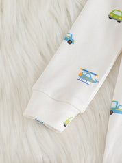 Pijama Bebê Menino Manga Longa Estampa Carrinho 004 Pijama Menino 01 Kabannas 