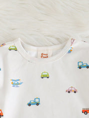 Pijama Bebê Menino Manga Longa Estampa Carrinho 004 Pijama Menino 01 Kabannas 