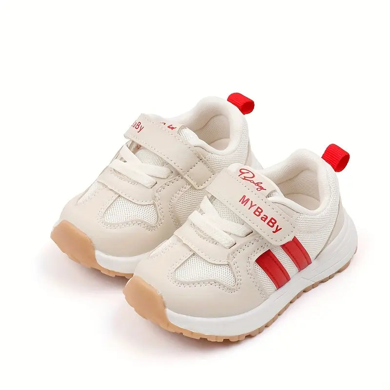 Tênis Infantil Bebê Menino Menina Velcro Sola Antiderrapante Macia Respirável