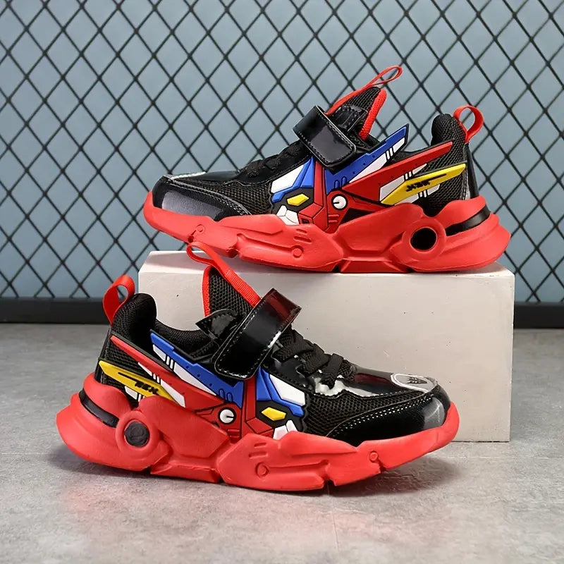Tênis Infantil Transformers Velcro Malha Respirável