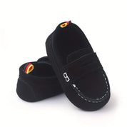 Mocassim Infantil Bebê Slip On Couro Sintético Sola Macia