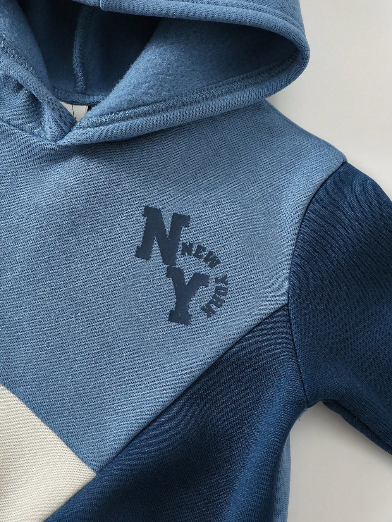 Conjunto Bebê Menino Moletom com Capuz e Calça Jogger NY