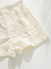 Conjunto Bebê Menina Rendado com Laços e Shorts