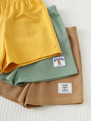 Kit 3 Conjuntos Bebê Menino Regata e Shorts Leão e Urso