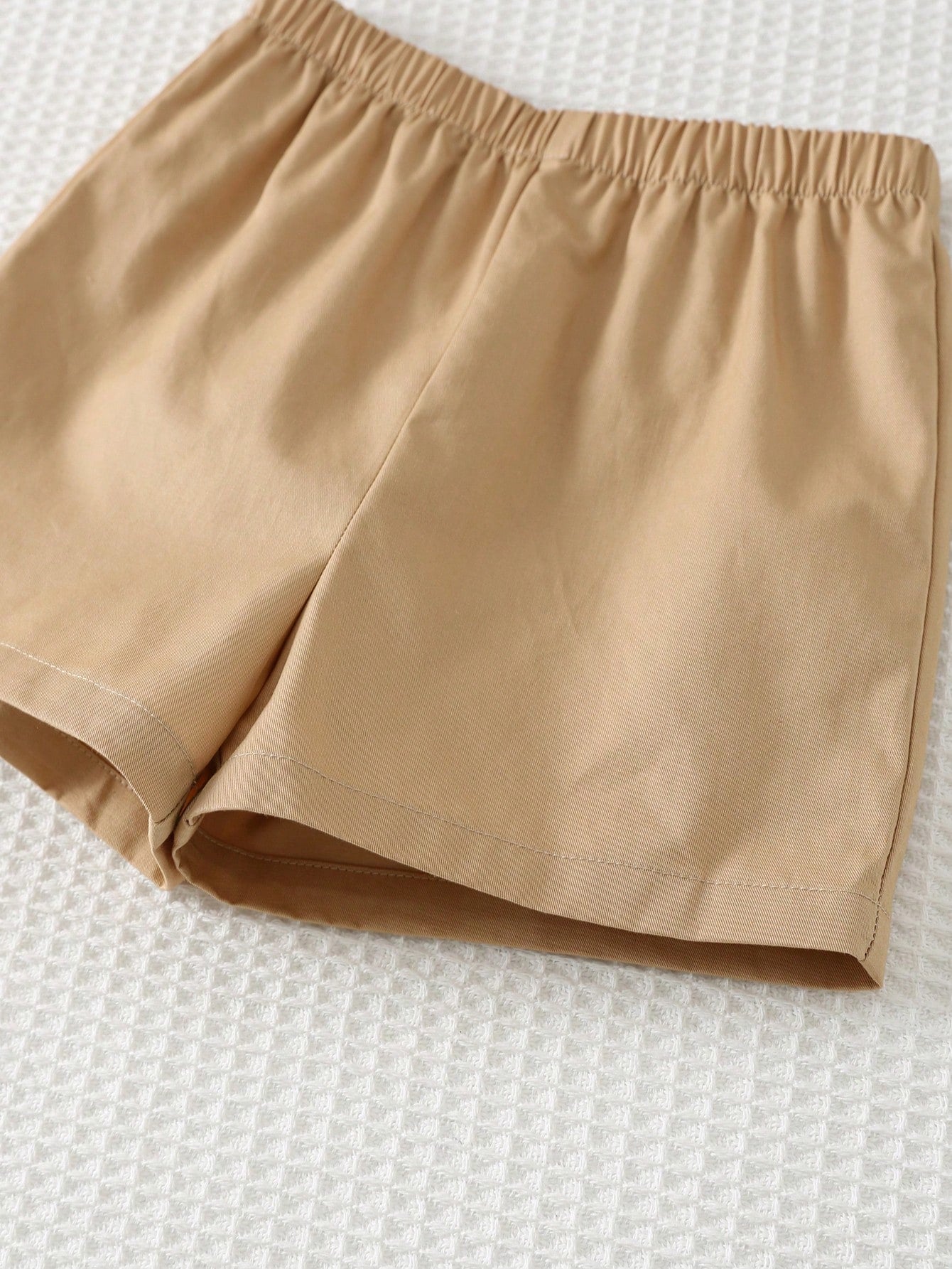 Conjunto Bebê Menino Polo com Urso Bordado e Shorts