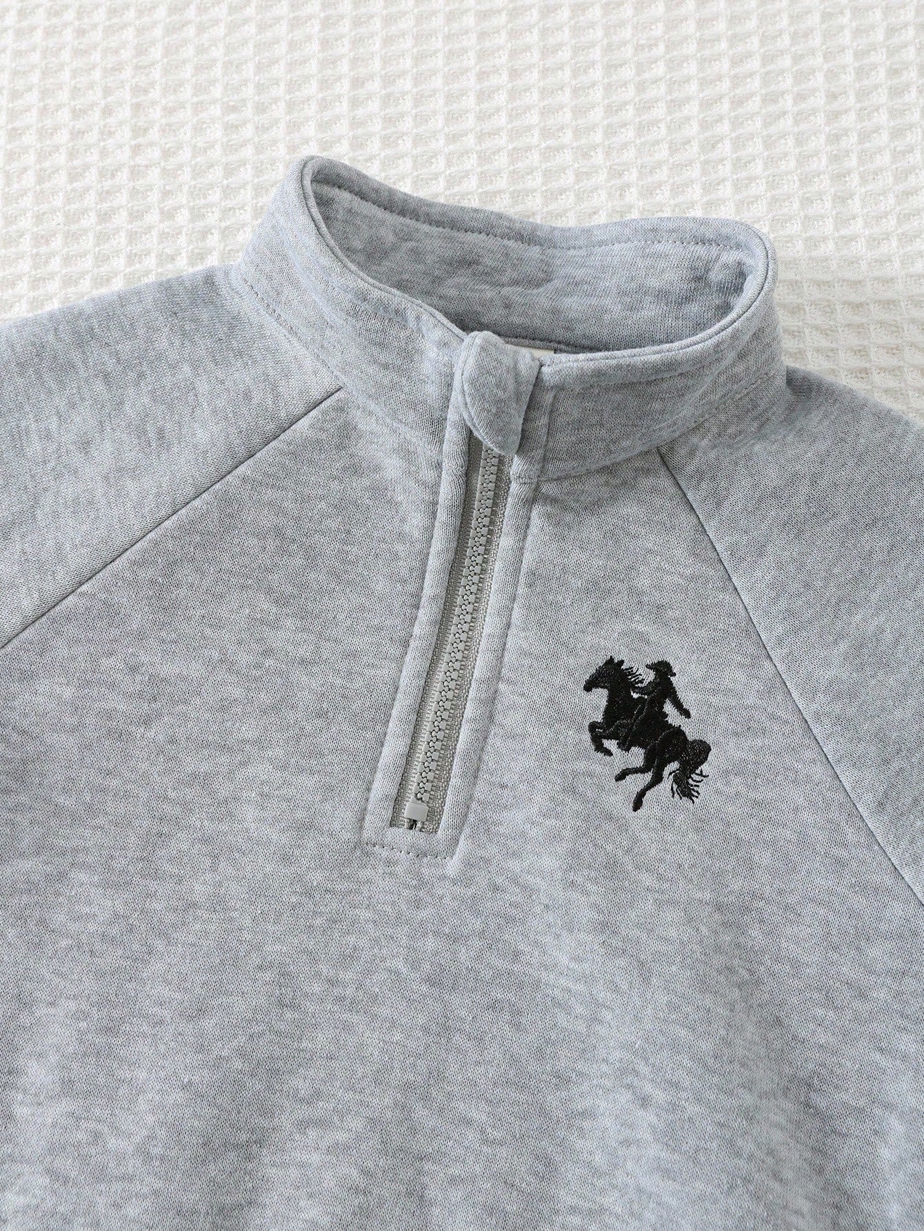 Conjunto Bebê Menino Moletom Bordado Cavalo e Calça