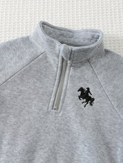 Conjunto Bebê Menino Moletom Bordado Cavalo e Calça