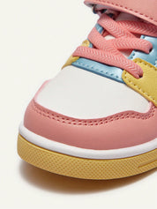 Tênis Infantil Menina Skate Bordado Estrela com Velcro
