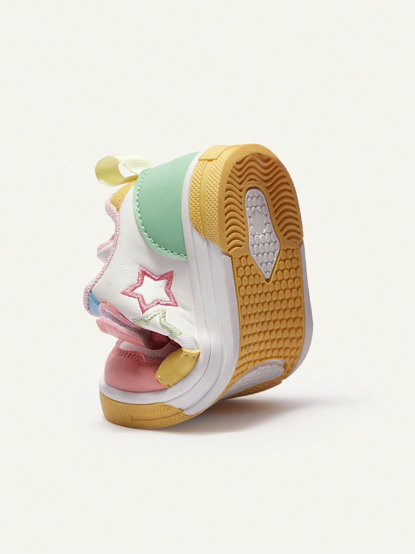 Tênis Infantil Menina Skate Bordado Estrela com Velcro