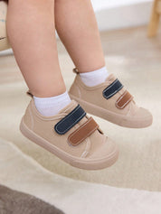 Tênis Infantil Menino Canvas Velcro Cáqui