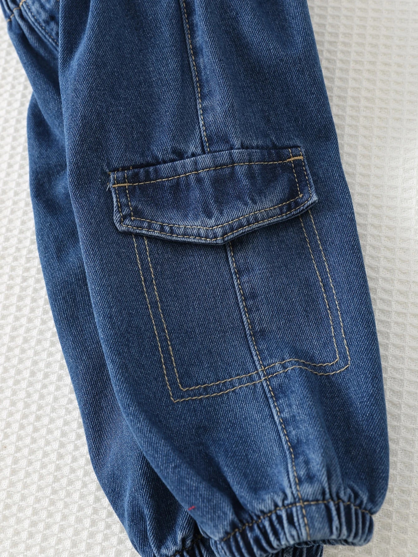 Calça Jeans Cargo Bebê Menino Jogger