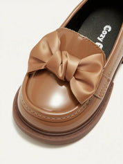 Mocassim Infantil Menina Verniz Laço Borboleta