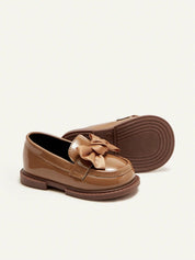 Mocassim Infantil Menina Verniz Laço Borboleta