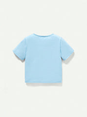 Conjunto Bebê Menino Camiseta e Shorts Estampa Âncora