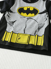 Fantasia Batman Infantil com Capa e Shorts