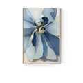 Quadro Decorativo Flor Azul Kabannas Modelo 01 40 x 60 CM 