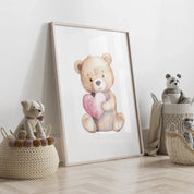Quadro Decorativo Infantil Trio Ursos Encantadores Quadro Decorativo 02 Kabannas 