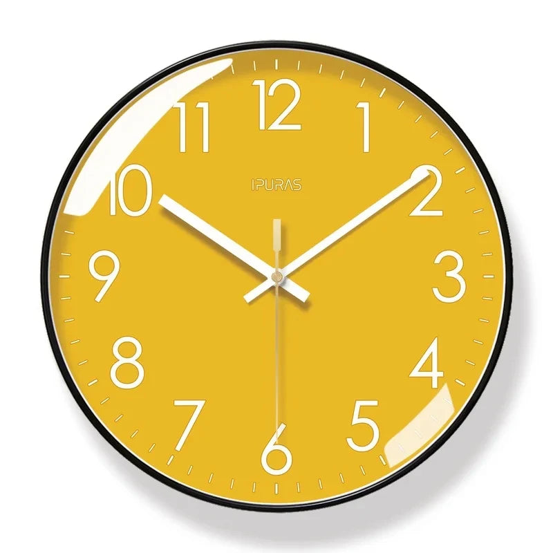 Relógio de Parede Clássico - Ipuras Colors Kabannas Modelo 03 35.5 CM 