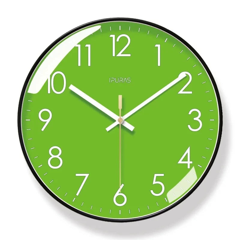 Relógio de Parede Clássico - Ipuras Colors Kabannas Modelo 07 35.5 CM 