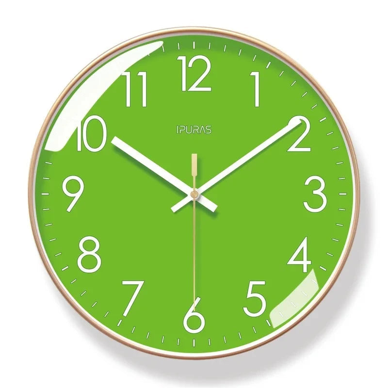 Relógio de Parede Clássico - Ipuras Colors Kabannas Modelo 08 25.5 CM 