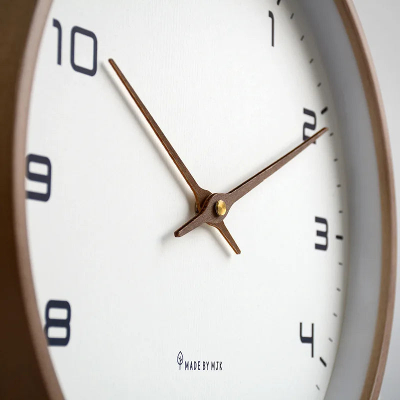 Relógio de Parede Nórdico em Madeira Maciça Kabannas 