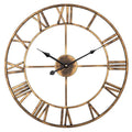 Relógio de Parede Retrô Algarismo Romano Kabannas Relógio de Parede - Dourado 