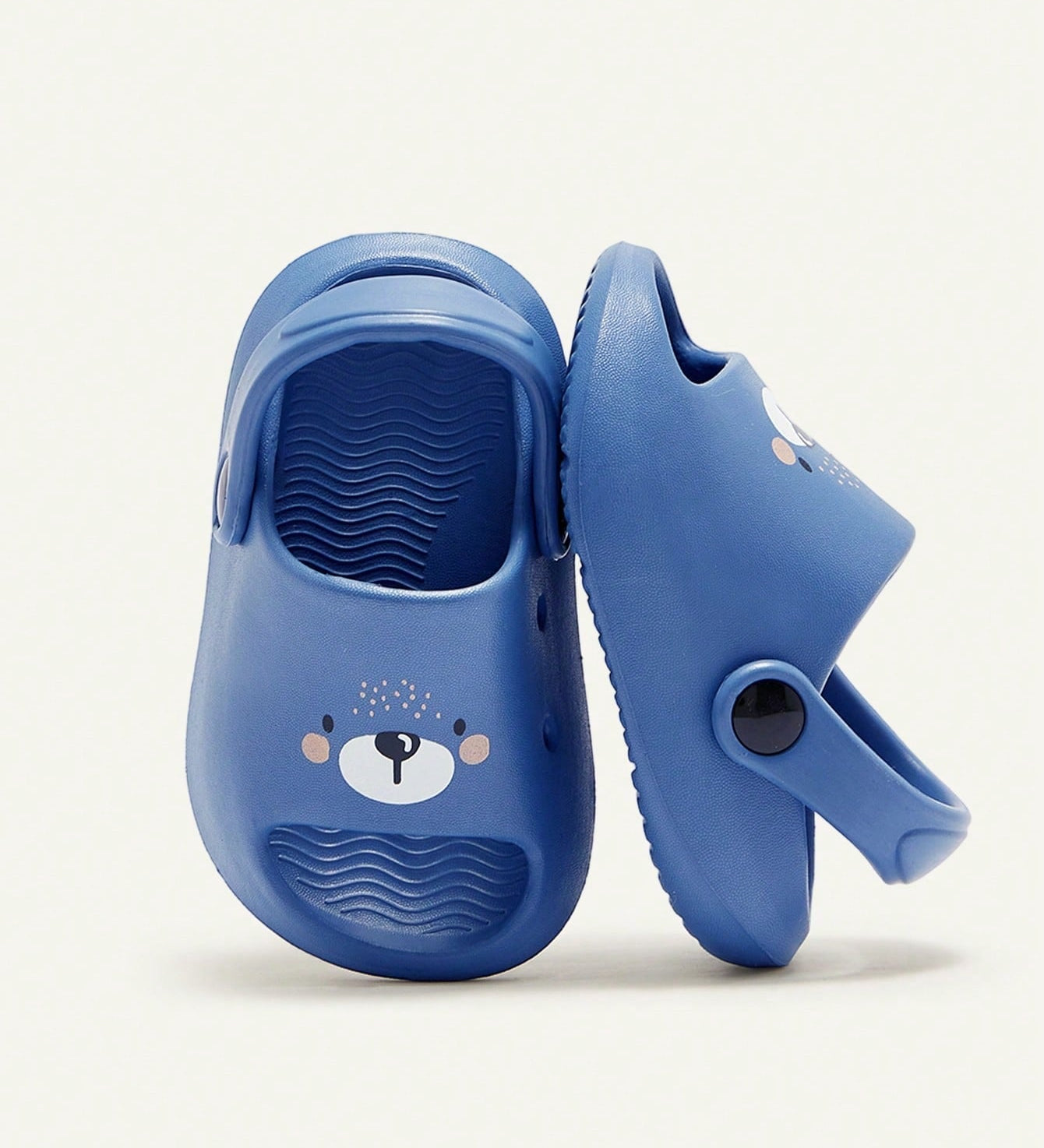 Sandália Infantil Bebê Urso com Tira Ajustável Antiderrapante Macia 001 Sandália Infantil 14 Kabannas Azul 18-19 