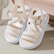 Sandália Infantil Feminina Estilo Romano Fivela Calçado Infantil 18 Kabannas 