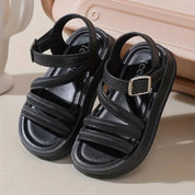 Sandália Infantil Feminina Estilo Romano Fivela Calçado Infantil 18 Kabannas 