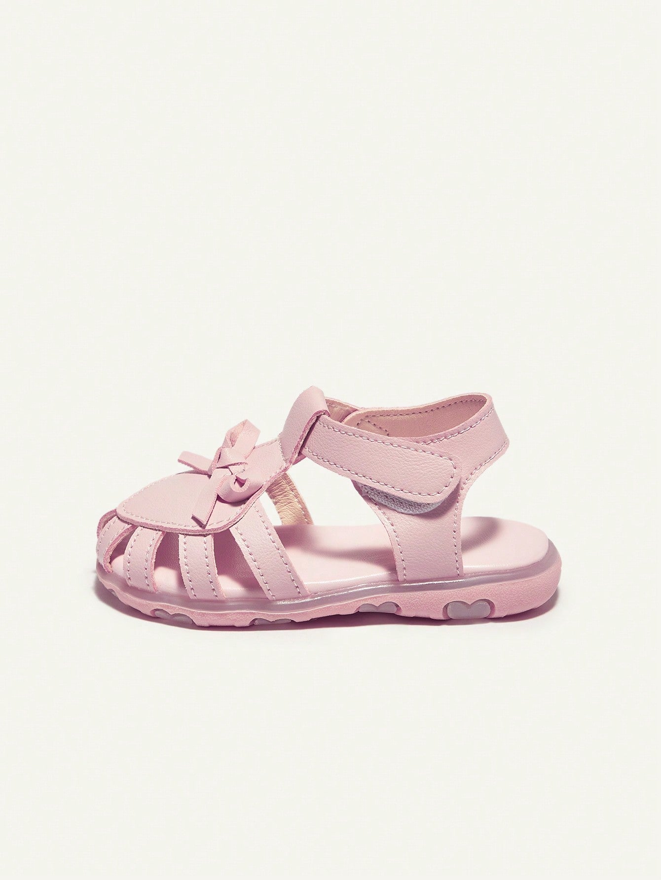 Sandália Infantil Menina Estilo Princesa Fechada com Luz LED Velcro 001 Sandália Infantil 05 Kabannas 