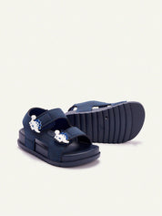 Sandália Infantil Menino Velcro Duplo Aplique Dinossauro 001 Sandália Infantil 03 Kabannas 