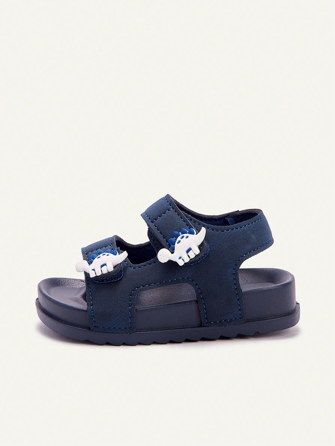Sandália Infantil Menino Velcro Duplo Aplique Dinossauro 001 Sandália Infantil 03 Kabannas 