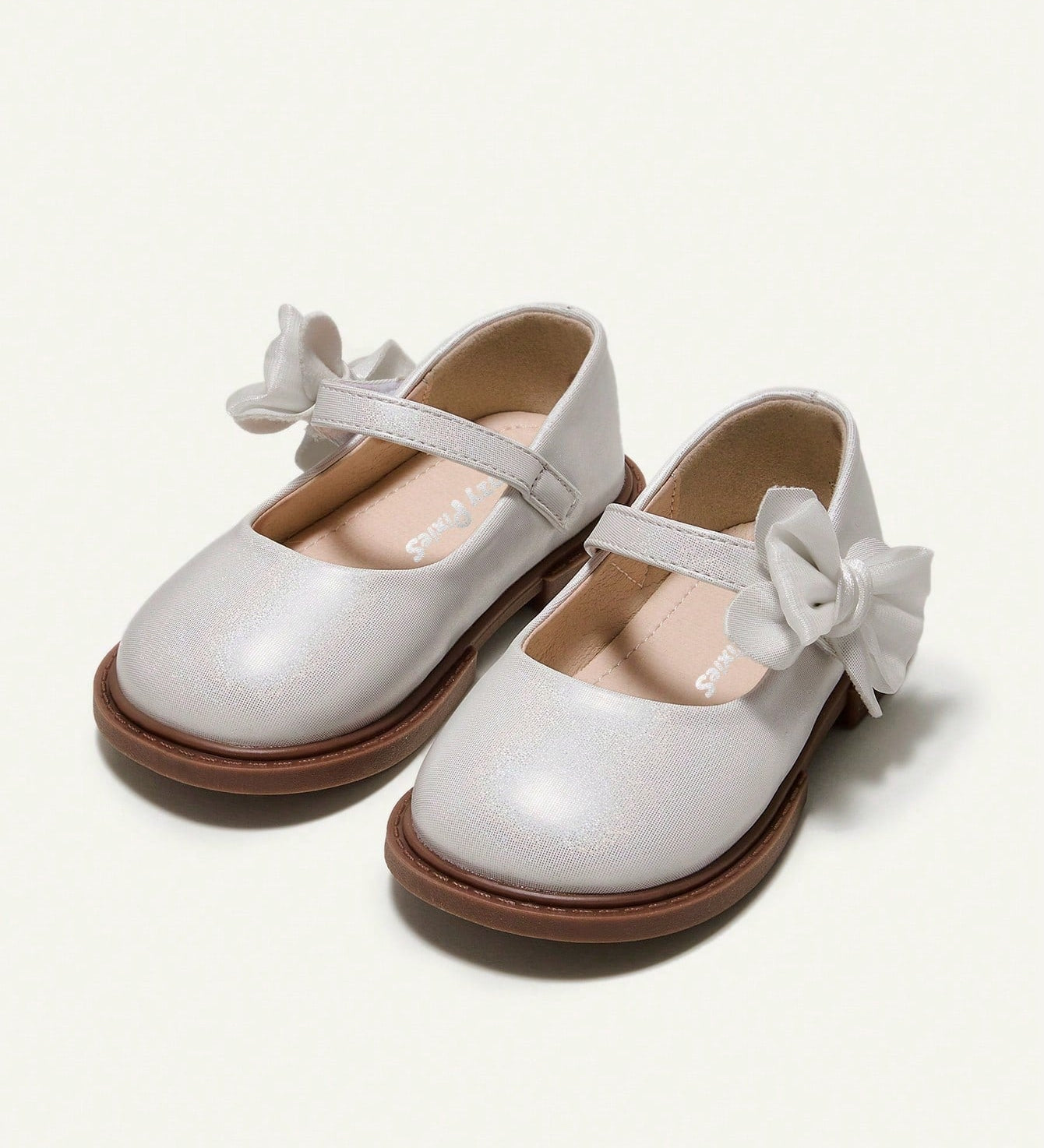 Sapatilha Infantil Menina Mary Jane com Laço Organza Acetinada 001 Sapatilha Infantil 01 Kabannas Branco 18 