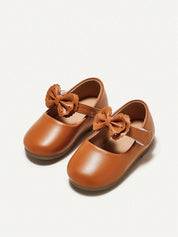 Sapatilha Infantil Menina Mary Jane Laço Decorativo Couro 001 Sapatilha Infantil 04 Kabannas 