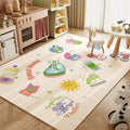 Tapete Infantil Antiderrapante e Resistente a Manchas Kabannas Modelo 15 80x120 