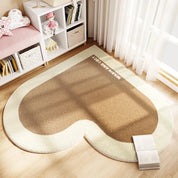 Tapete Infantil Coração Moderno em Cashmere Tapete Infantil 24 Kabannas Marrom claro 140x140CM 