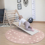 Tapete Infantil Redondo Corações e Estrelas Tapete Infantil 08 Kabannas 