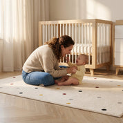 Tapete Infantil Retangular Estampa Poá Colorido Antiderrapante Tapete Infantil 10 Kabannas 