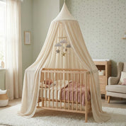 Tenda Dossel Infantil de Algodão para Quarto de Criança