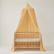 Tenda Dossel Infantil de Algodão para Quarto de Criança Tenda Dossel 01 Kabannas Amarelo 270x65 cm 
