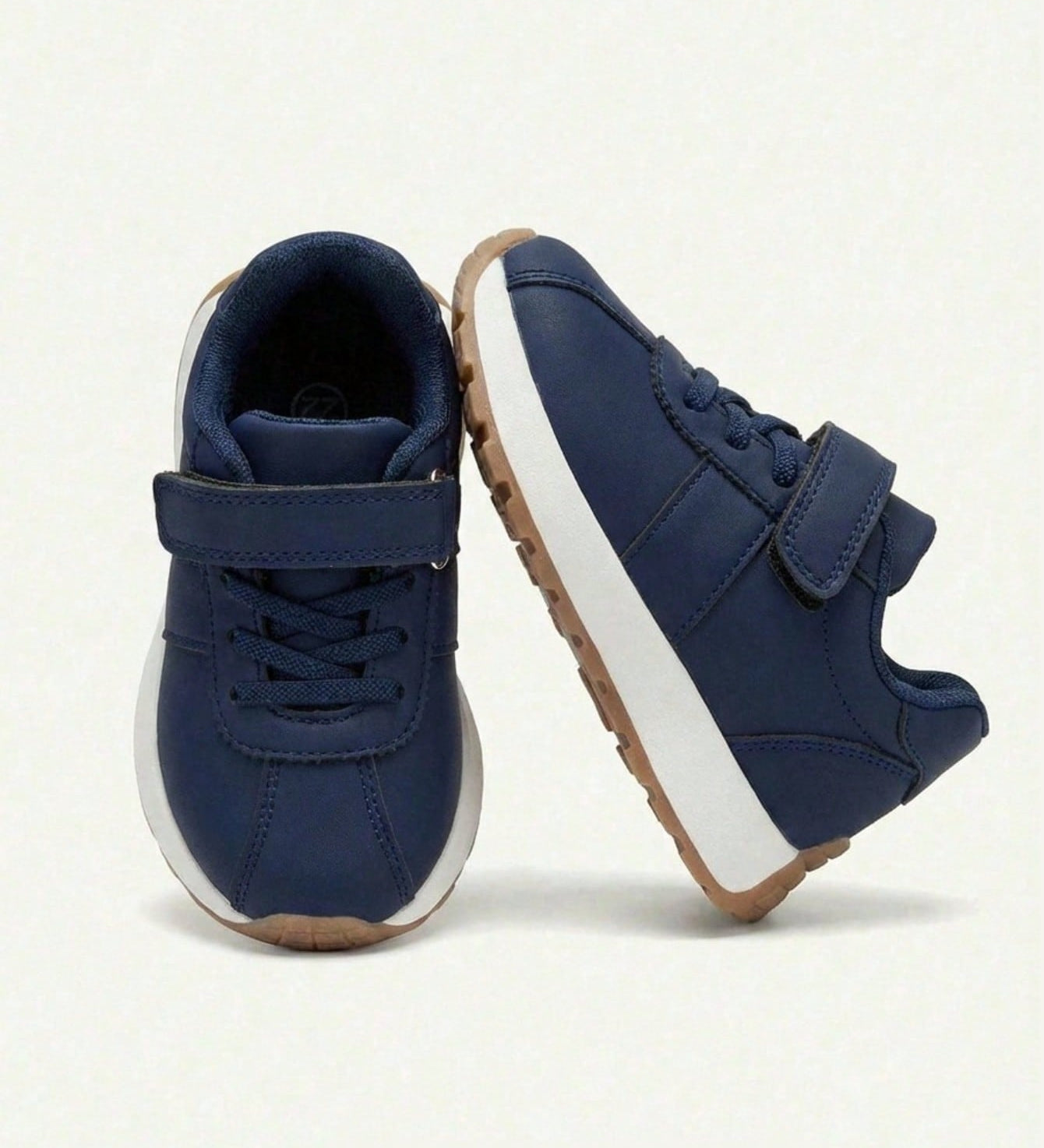 Tênis Infantil Casual Velcro e Cadarço Couro 001 Tênis Infantil 01 Kabannas Azul 20 