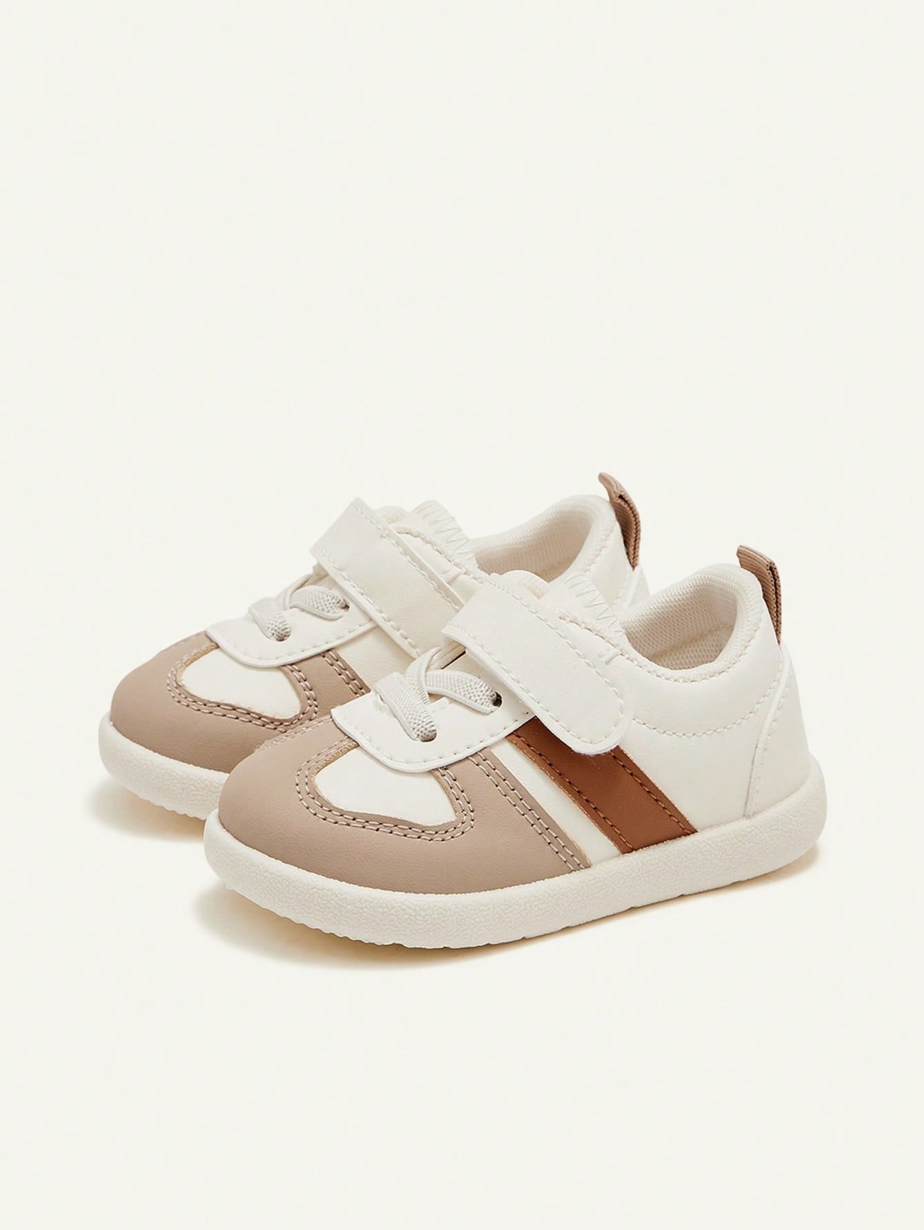 Tênis Infantil Colorblock Velcro Primeiros Passos 001 Tênis Infantil 02 Kabannas Cáqui 18 