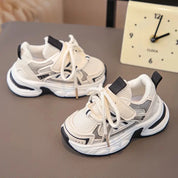 Tênis Infantil Feminino Casual Cano Baixo Respirável Sola EVA Cadarço Calçado Infantil 07 Kabannas 