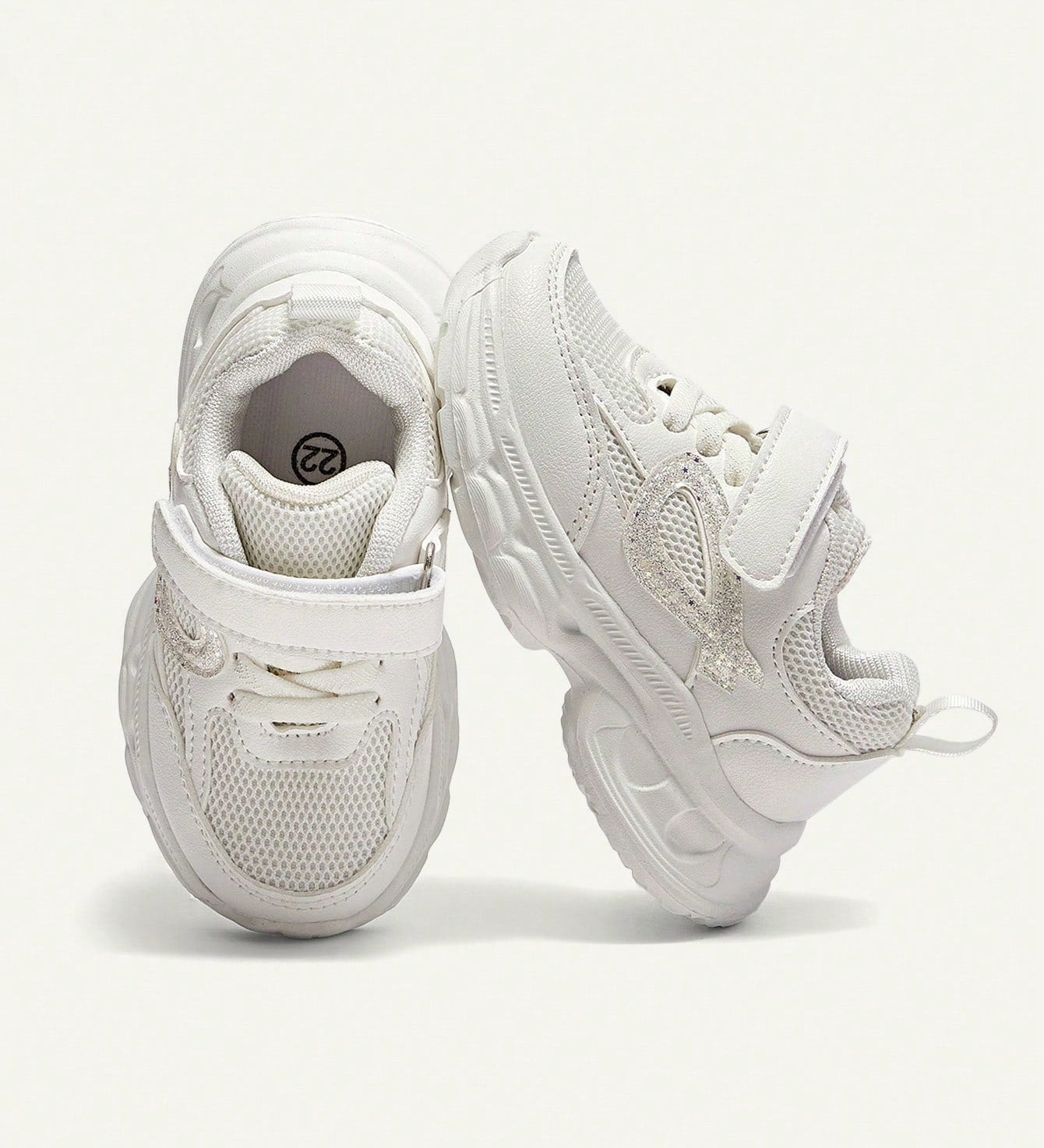 Tênis Infantil Feminino Chunky com Velcro e Cadarço 001 Tênis Infantil 07 Kabannas Branco 20 