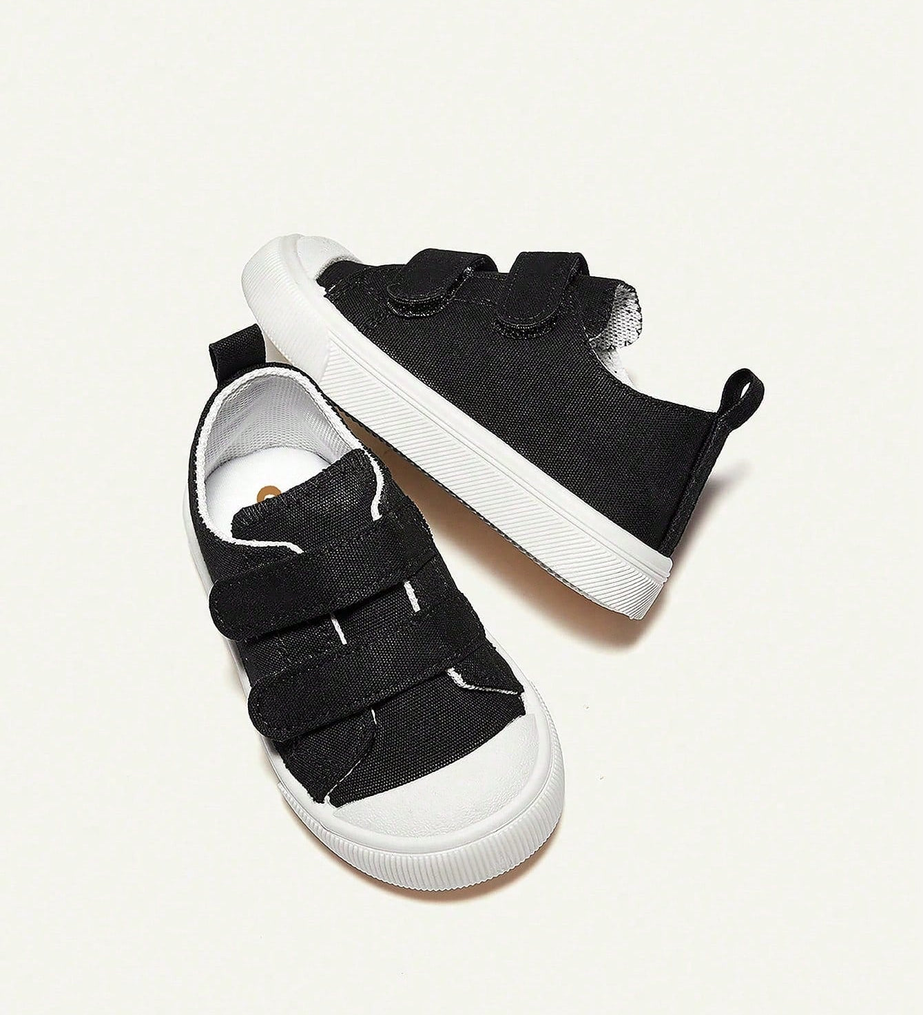 Tênis Infantil Masculino Casual Lona Preta Duplo Velcro 001 Tênis Infantil 10 Kabannas 