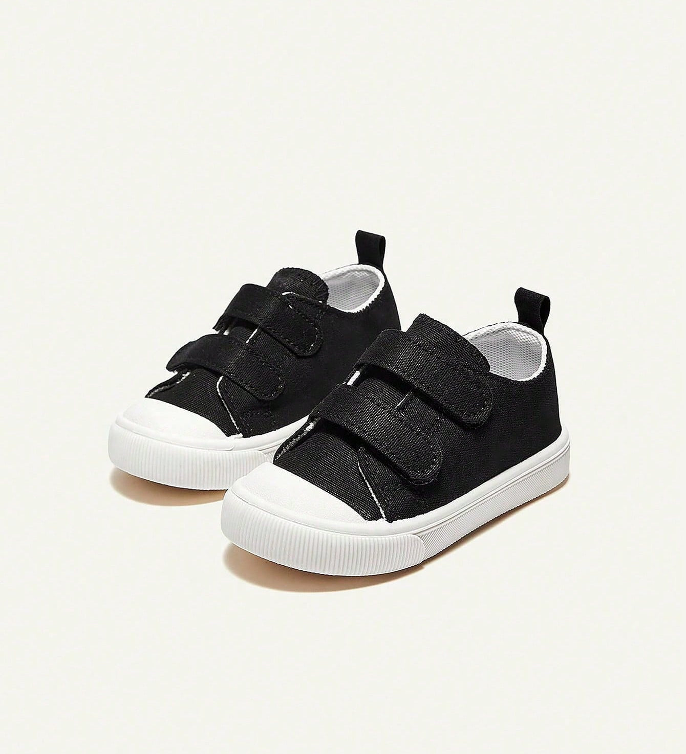 Tênis Infantil Masculino Casual Lona Preta Duplo Velcro 001 Tênis Infantil 10 Kabannas Preto 17 