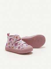 Tênis Infantil Menina Cano Alto Floral 004 Tênis Infantil 15 Kabannas 