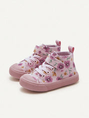 Tênis Infantil Menina Cano Alto Floral 004 Tênis Infantil 15 Kabannas 